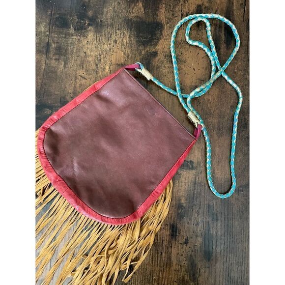 Gado Gado by Margriet Wagenaar Boho Leather Crossbody purse - Picture 7 of 9